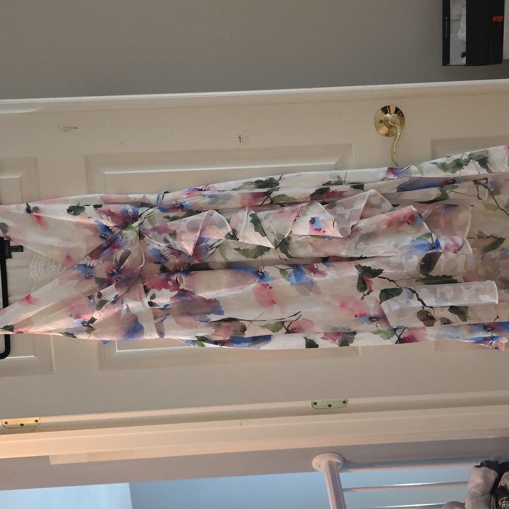 Floral Halter Neck Dress